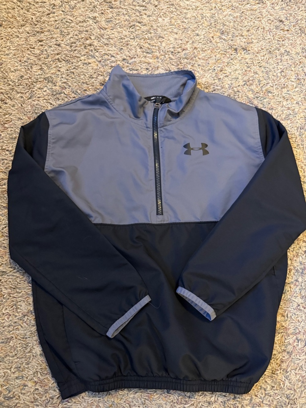 Under Armour Men’s Navy and Gray Quarter-Zip Performance Jacket